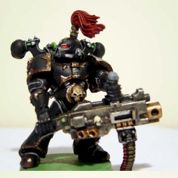 Black Legion Space Marine by slash