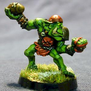 bloodbowl ork thrower by slorak
