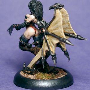 Skarrd Harpy, back by paint me