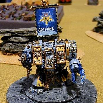 Space Wolf Venerable Dreadnought by monkeigh
