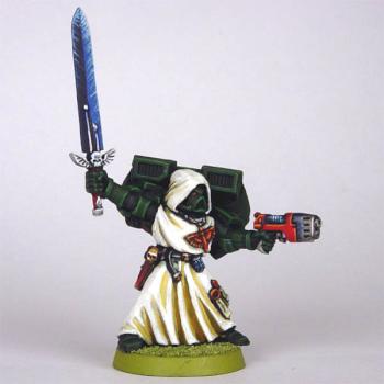 Dark Angels Veteran Assault Marine Sergeant by Spartanacus