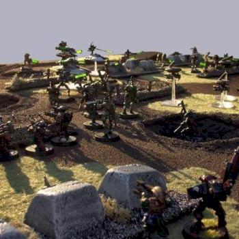 Mini Battle Scene by Hellboy