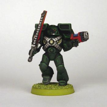 Dark Angel Assault Marine by Spartanacus