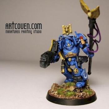 Ultramarines Librarian Severian by artcoven