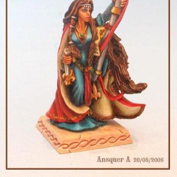 Bretonnian Damsel French GD 2005 entry with worked base by ansquer