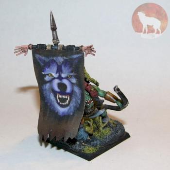 Zombies Standard Bearer VS Orc by kbolster12345