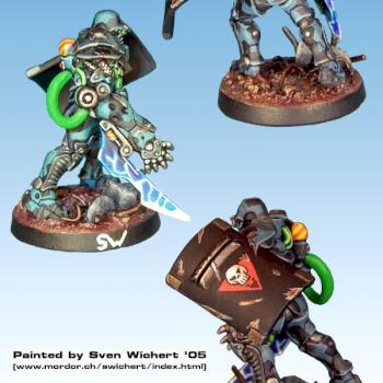 Urban War: Viridian Shock Marine 1 by Vulture