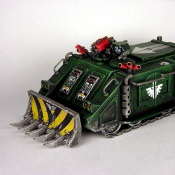 Dark Angels Space Marine Rhino - Updated by Spartanacus