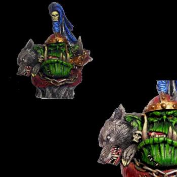 Forge World Orc Warlord bust by The Rat Marine