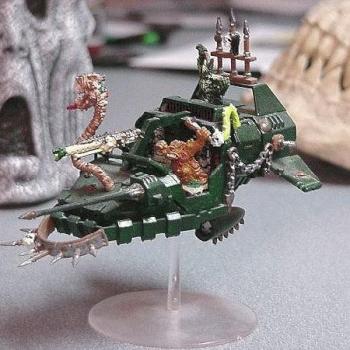 Landspeeder piloted by Nurglings by kingeryck