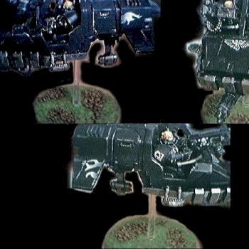 Ravenwing Land Speeder by grimstalker