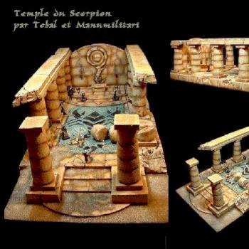 Confrontation Scorpion temple by Tobal and Manumilitari by Manumilitari