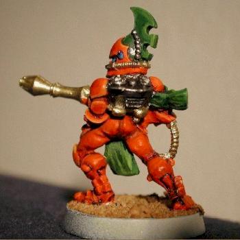 Eldar Fire Dragon - the back by Ninyah
