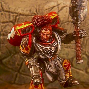 Flaming Fists Custom Librarian by blackfez