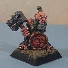 Confrontation Dwarven Hammerer by Santiago