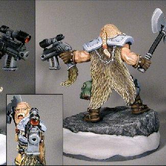 Space Wolf Veteran Sergeant (UPDATE) by Biggles604