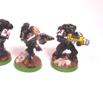 Black Templar Bolter Marines by templarchaplain