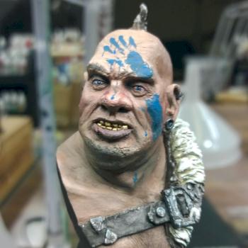 Ogre bust by zweifler