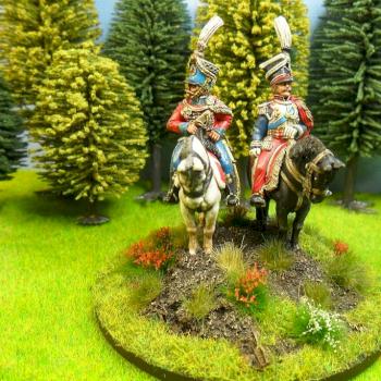 28mm Front Rank Prince Józef Poniatowski Command Base by avalonindustries2040
