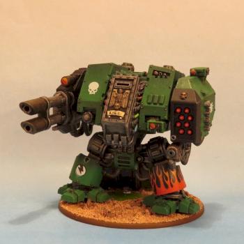 Salamanders Dreadnought by Abrethor