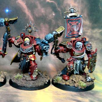Blood Angels terminator captain Karlaen by RAFF