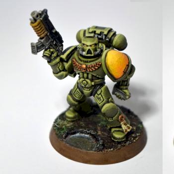 Salamanders Tactical Squad - Dramatic Poser by theshadowbunny