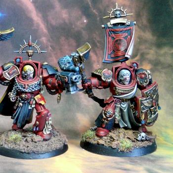 Blood Angel terminator assault squad part by RAFF