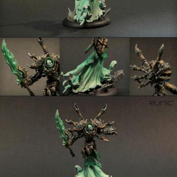 Warmachine Cryx Lich Lord Asphyxious by Runic