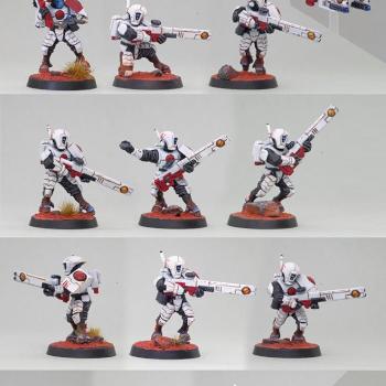 Fire Warriors by GoblinArt