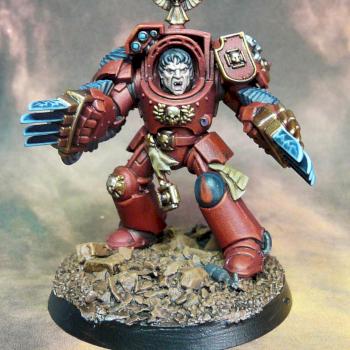 Blood Angel terminator with lightning claws by RAFF