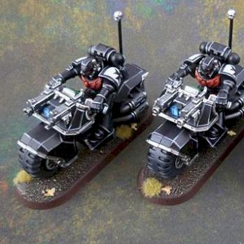 Space Mairines Black Templars Bikers by malinek28