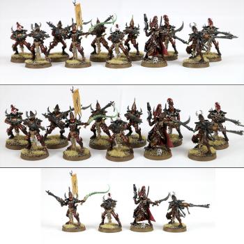 DARK ELDAR KABALITE WARRIORS + ARCHON by Kronid