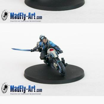 Yojimbo, Mercenary Sword (Biker) by MadFlyArtStudio