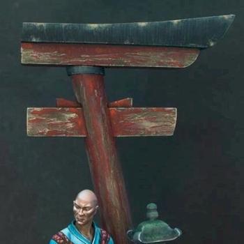 Samurai 19 century figure. fantasy version - Tiny Leads by MayArt