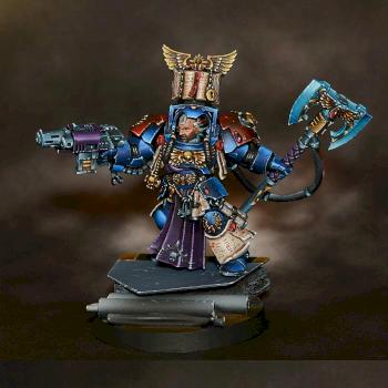 Blood Angels Librarian in Terminator Armour by sh4hter
