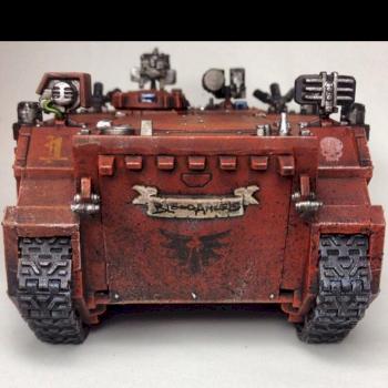 Blood Angel rhino by LuckyDogSlevin
