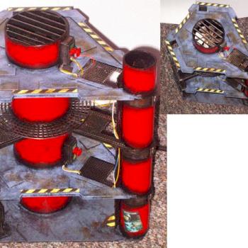 Necromunda ventilation shaft by narkuk