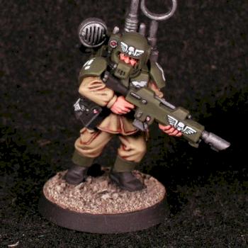 Cadian Shock Trooper Vox Caster by Festablo