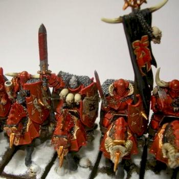 Knights of Khorne by Chacotic