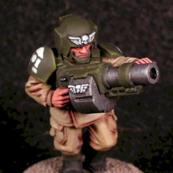 Cadian Shock Trooper Grenade Launcher by Festablo