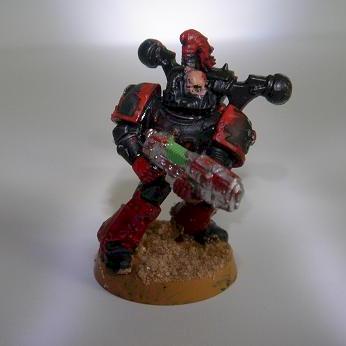 Chaos Space Marine with Plasma Gun by Rimciv
