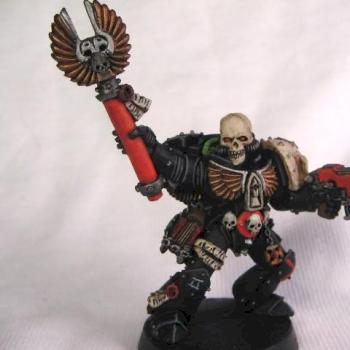 Chaplain Caedus of the Blood Angels by NinjaSqurl