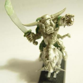 Black orc warboss by captaincrayon