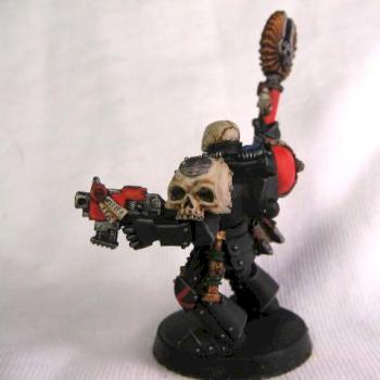 Chaplain Caedus of the Blood Angels: Another angle by NinjaSqurl
