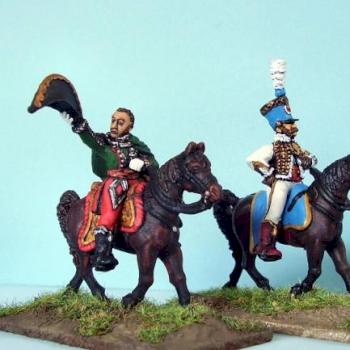 Napoleonic French Marshall and ADC by zilch