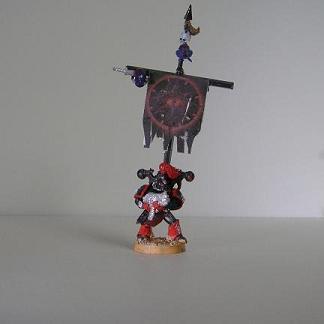 Chaos Marine with Banner by Rimciv
