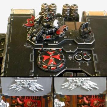 Black Templar Land Raider details by LuckyNo.5