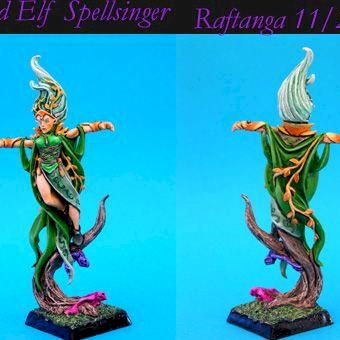 Wood Elf Spellsinger by phael_minis