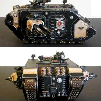 Black Templar Land Raider by LuckyNo.5