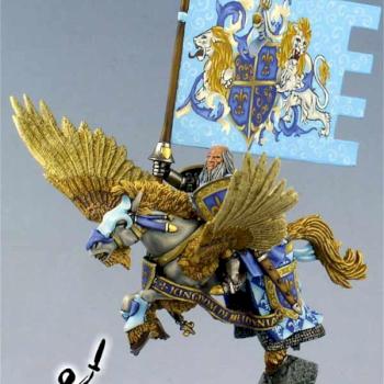 WARHAMMER Bretonnia Hero on Pegasus by Karina